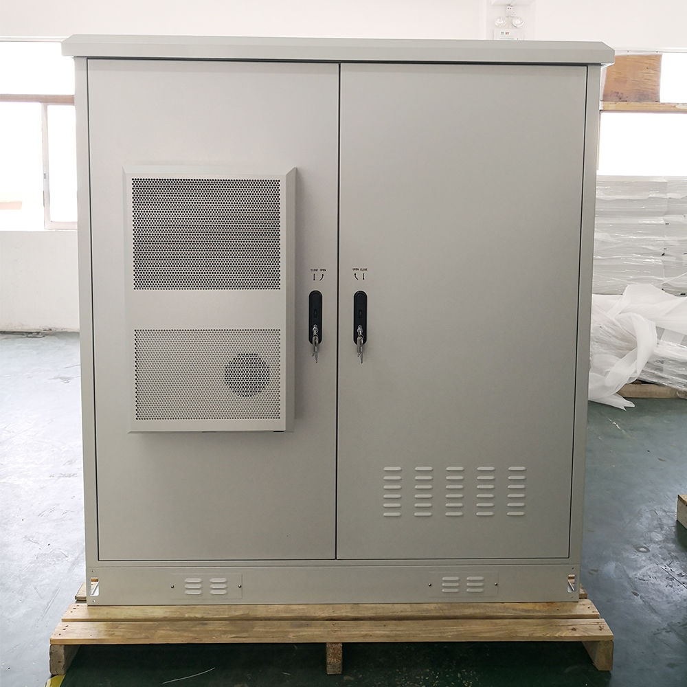 OEM ODM IP55 IP65 Fiber Optic Equipment Shelter Waterproof Dustproof Two 2 Doors Large Outdoor Telec(图2)