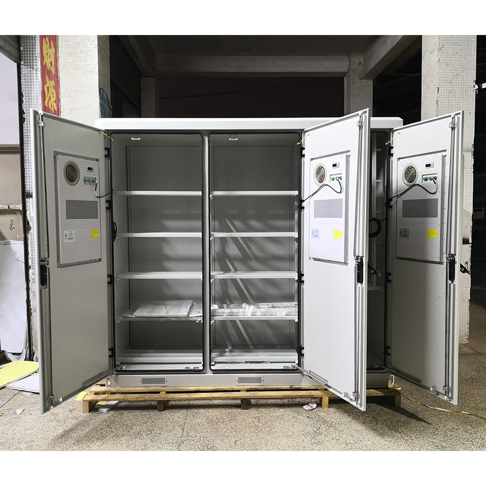 OEM ODM IP55 IP65 Fiber Optic Equipment Shelter Waterproof Dustproof Two 2 Doors Large Outdoor Telec(图5)