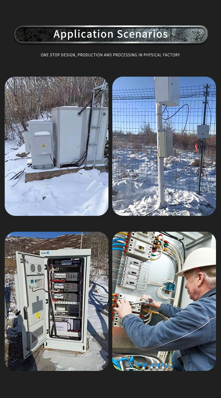 Pole Mounting Outdoor Wall Mount Mini Telecom Cabinet Waterproof(图4)